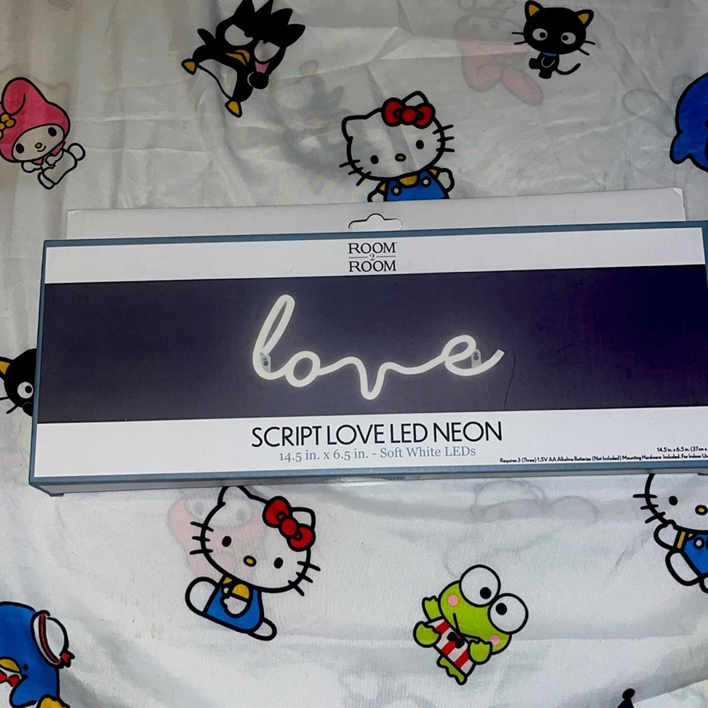 Love wall sign